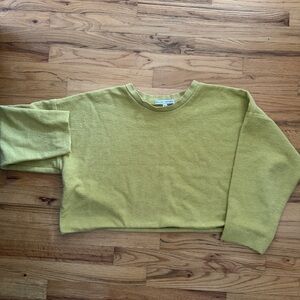 Selva Negra Olive Crewneck Top
